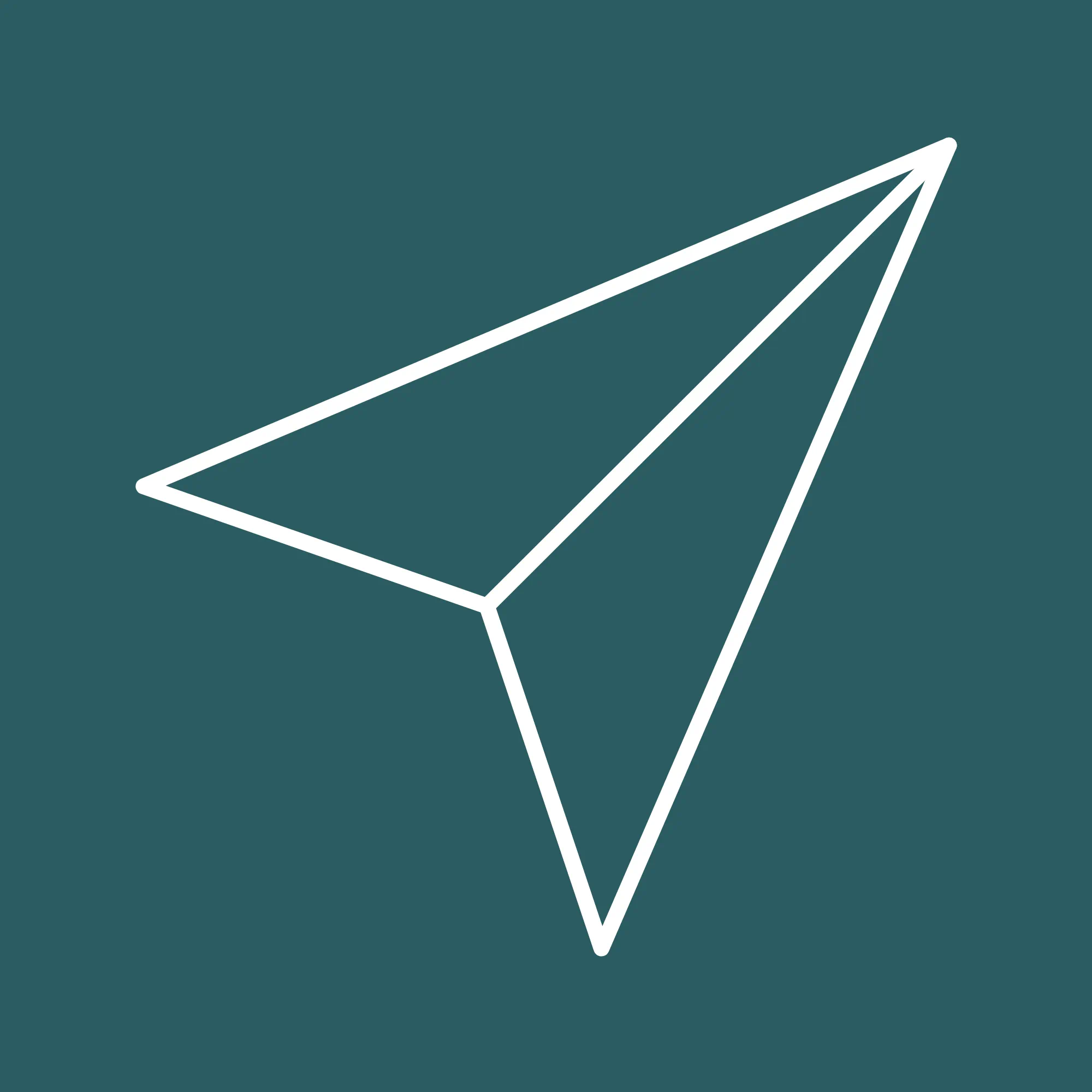 Paper plane icon