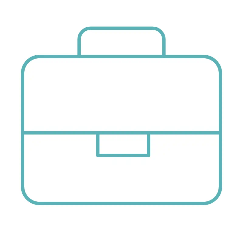 Icon of a briefcase